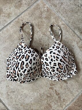 Leopard Bikini Top